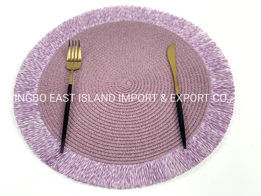 Competitive Plastic Round Table Placemats China Manufacturer