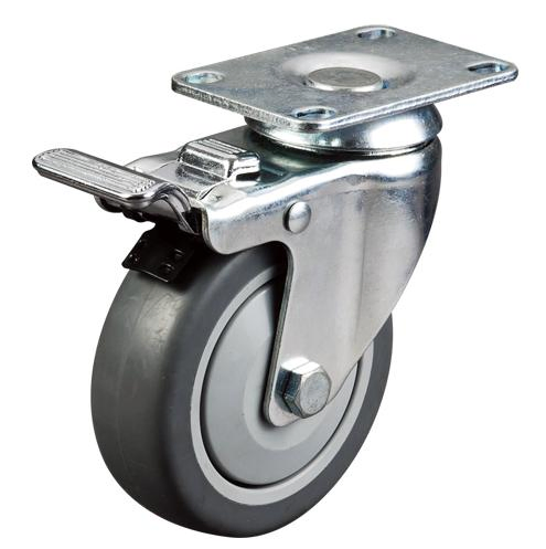 China Professional Manufacture for 3inch Swivel Mediumd Duty Caster High Elastic Rubber Wheels