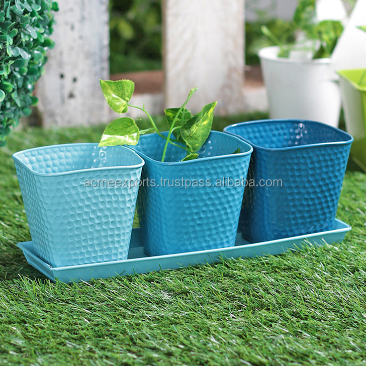 Горшок садовый керамический большой с поддоном