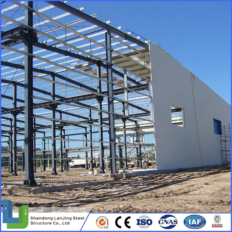 Fabrication Conventional Large-Span H Columns Beams Welding Galvanized High Quality Structure for Warehouse Workshop Hangar Garage