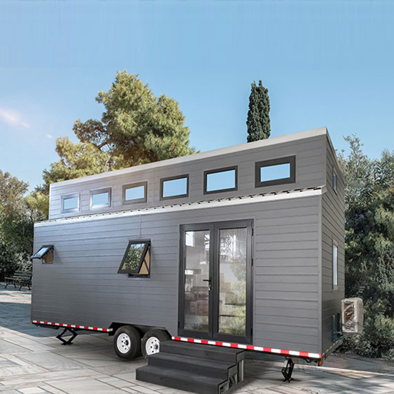 Prefab Mini Modular Homes: Space Frame Tiny Building Portable House on Wheels