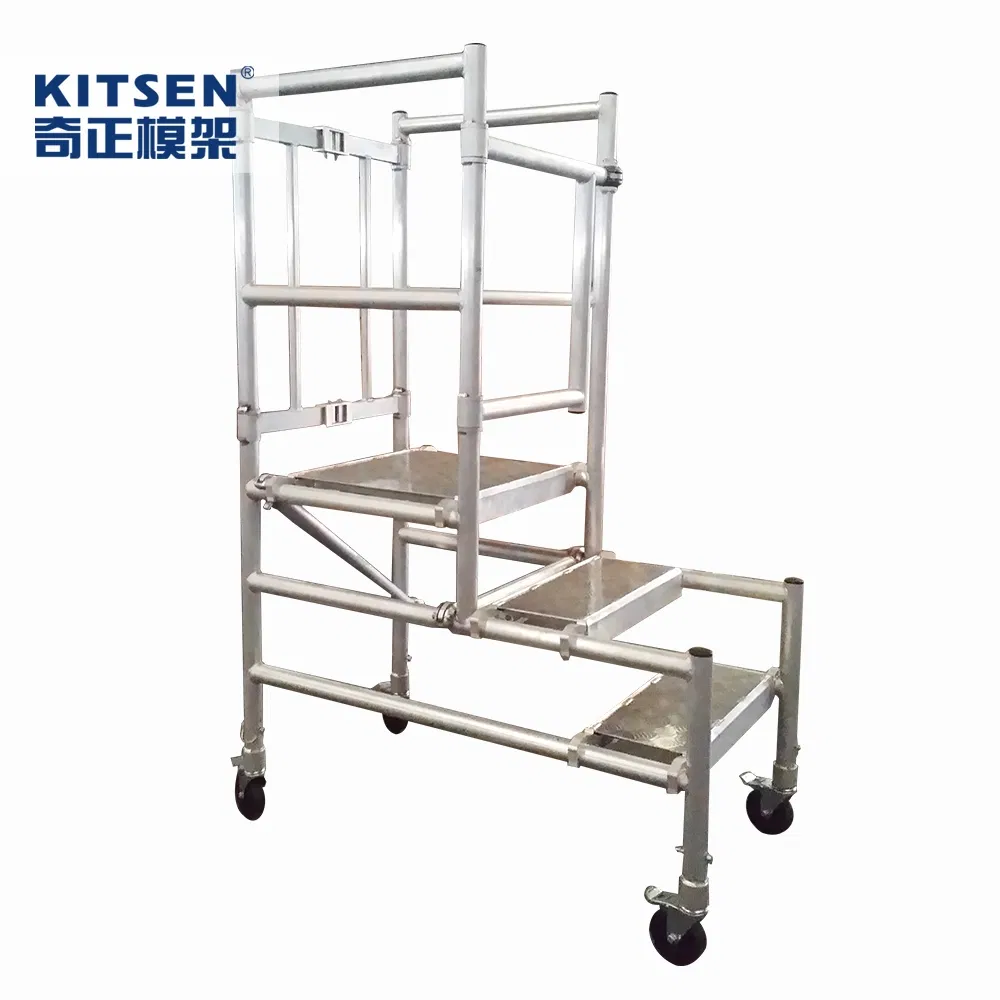 Easy Assemble Portable Construction Scaffolding Tower Platform Mobile Aluminum Scaffolding