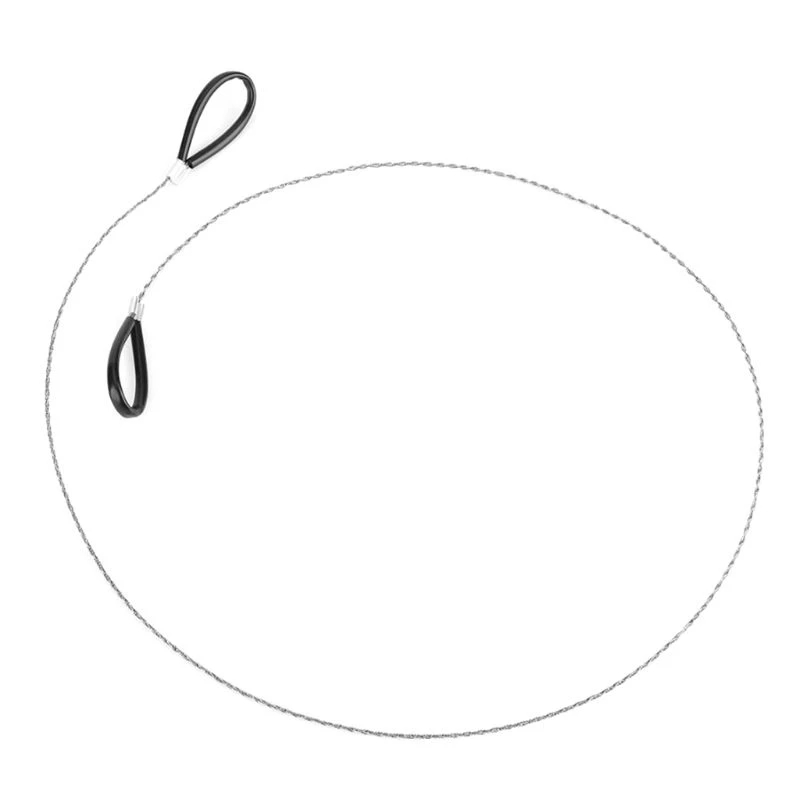 Black Red Wire Saw Manufacturers Direct Wholesale Stainless Steel Wire Saw Camping Equipment Outdoor Life-Saving Saw