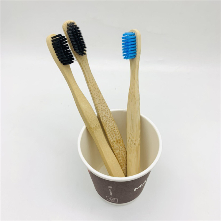 100% Biodegradable Natural Bamboo Toothbrush W