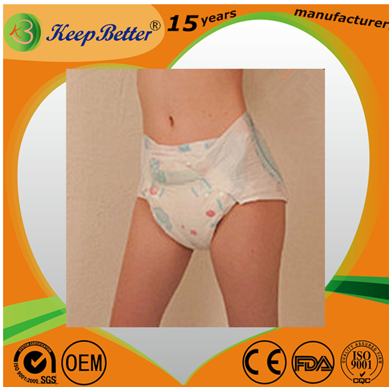 6000ml Super Absorbent Ultra Thick Heavy Diaperoem Personalized Blue Pink Bear Cartoon Printed Cute Disposable Adult Baby Loved Abdl Diaper Factory Manufacturer