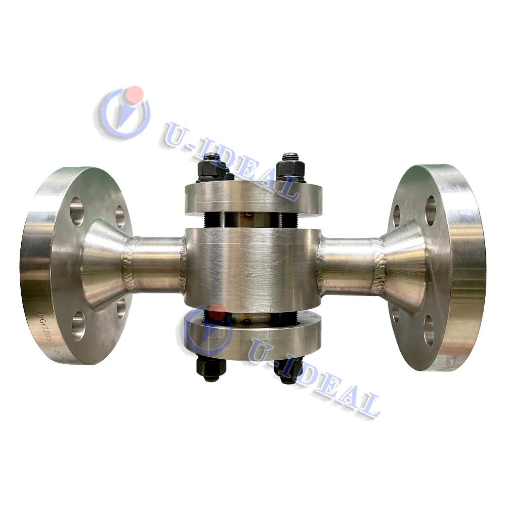 Stainless Steel Industrial Pipeline High Pressure Double Window Flange Sight Glass