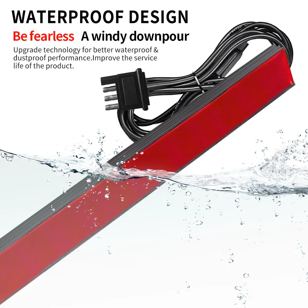 Challenger Red & Yellow LED Tail Light for Trucks and Trailers 12V/24V