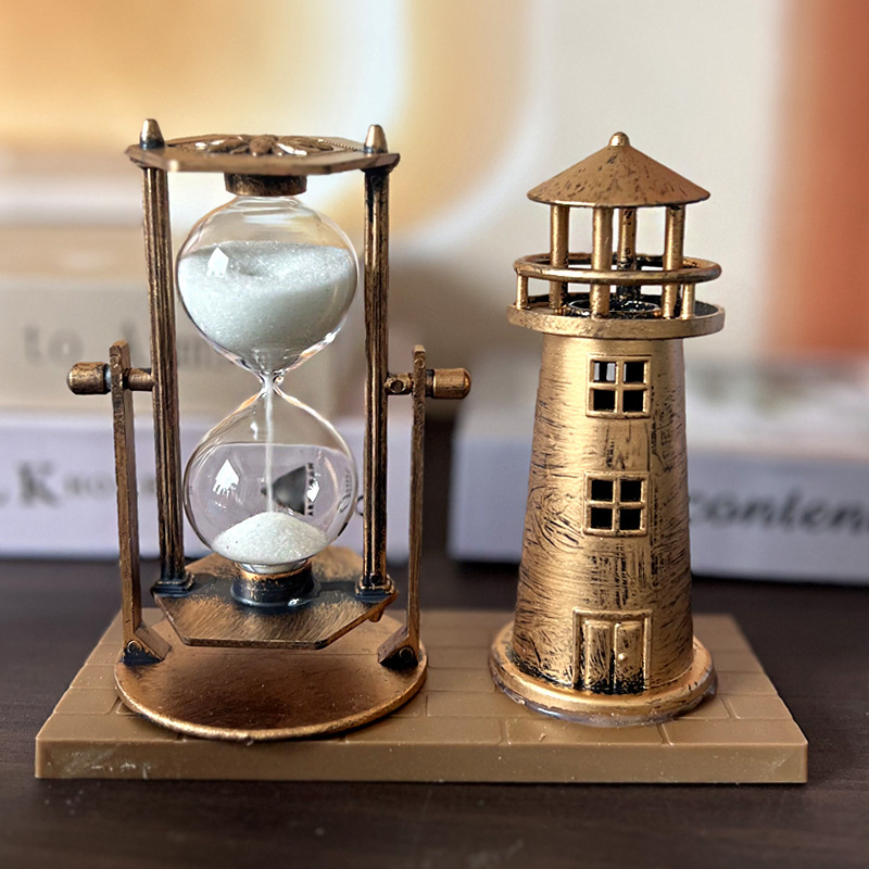 Creative Student Gift Vintage Ferris Rotation Hourglass Ornament Home Decoration Pendulumpieces of Crafts
