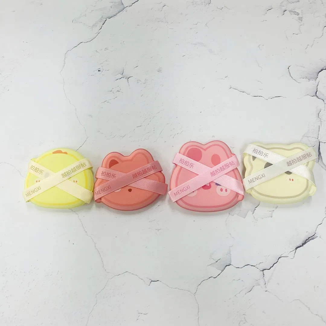 Latex-Free Cartoon Powder Puff Dry Wet Use for Professional Beauty