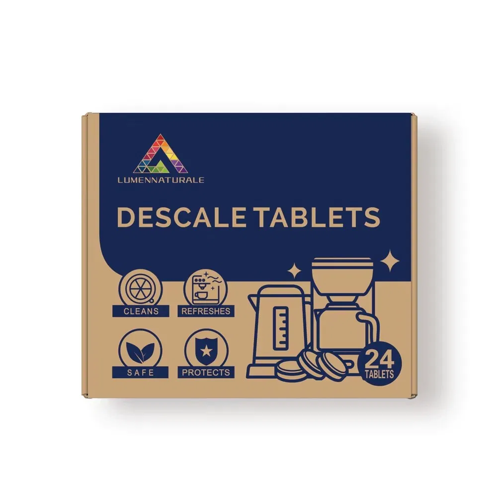 Eco Friendly Coffee Machine Descaler Tablet and Cleaning Detergent Tablet Combo