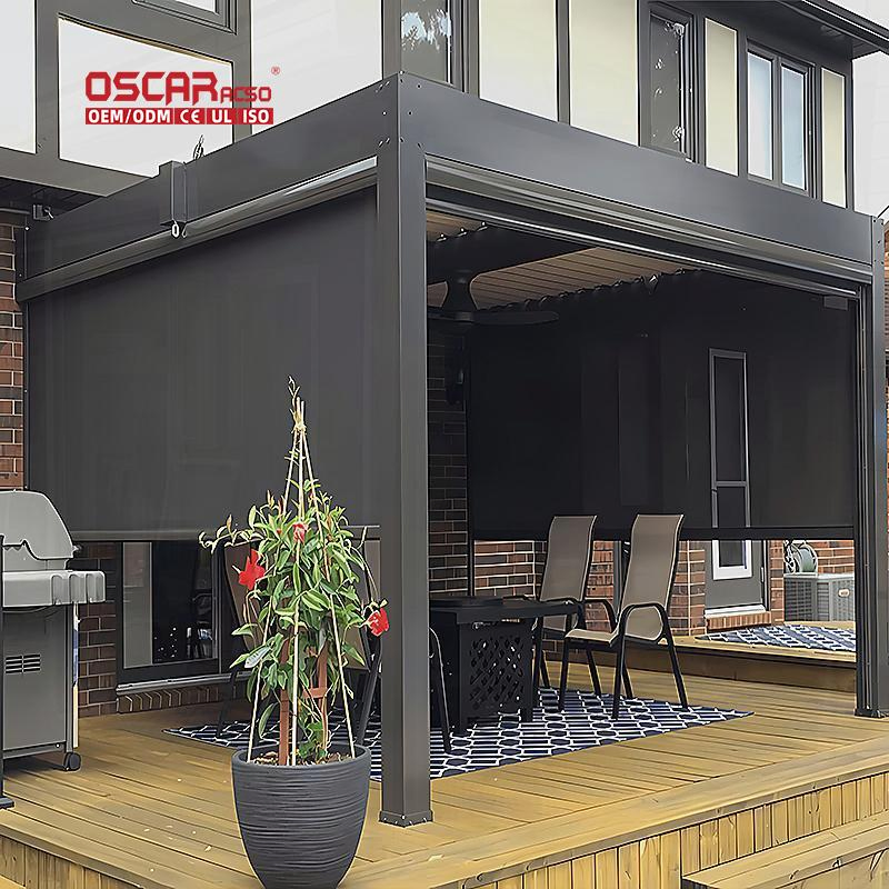 Cassette Double Layer Cordless Blackout Indoor Pull Rod Roller S for Home Roller Blind