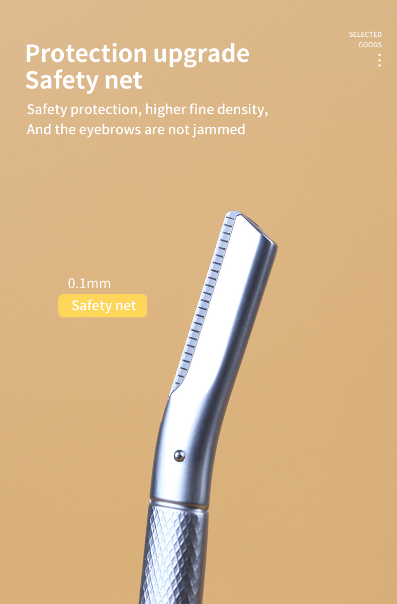 Reusable Metal Dermaplane Razor with Refill Blades with Safety Razor