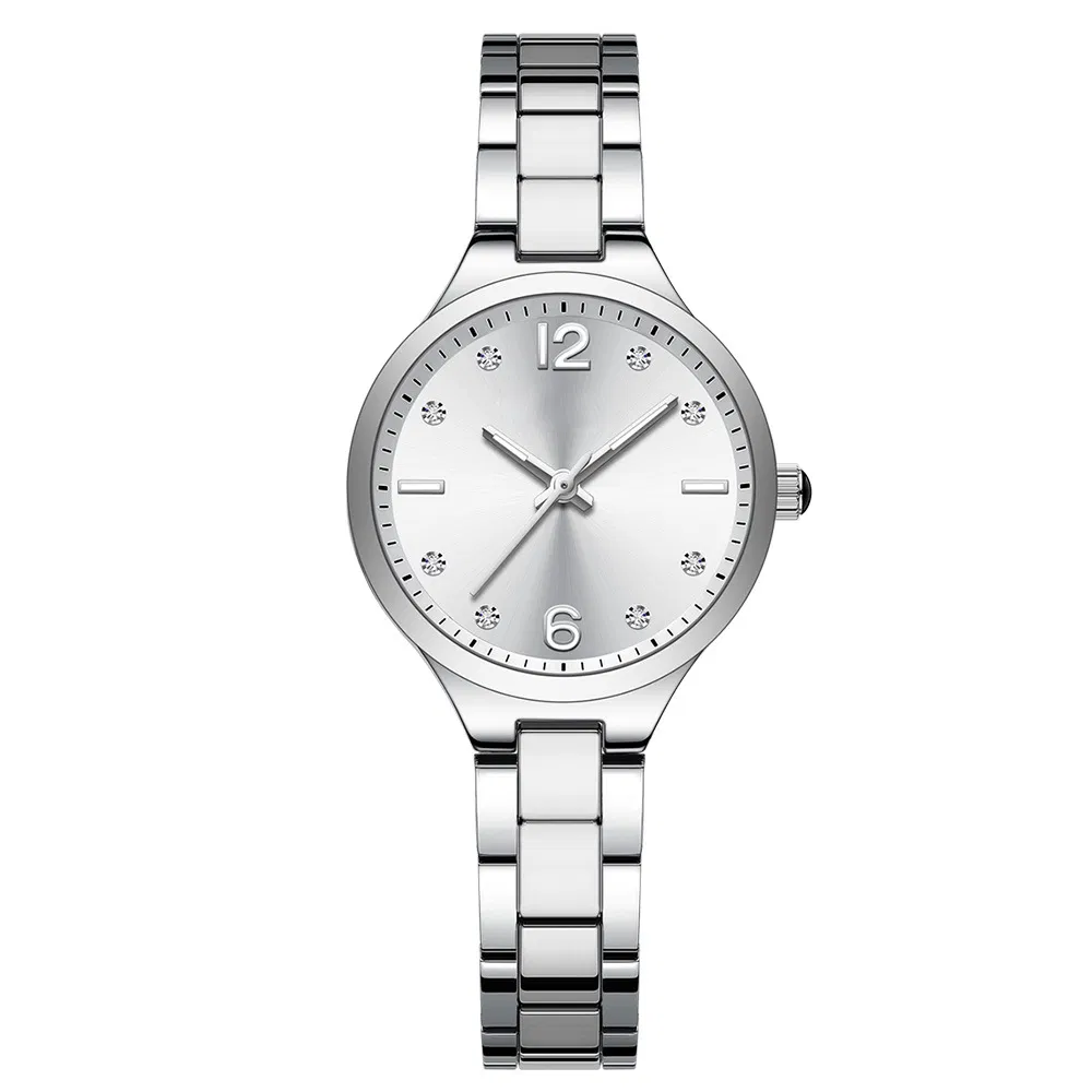 Wholesale Customized New Arrival Fashion Crystal Round Dial Ladies Women Quartz Watches