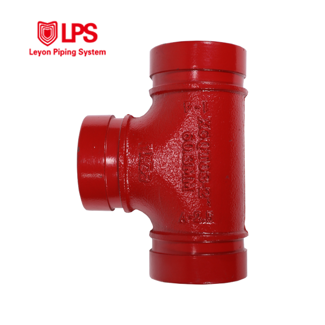 Leyon FM UL Fire Fighting Fire Sprinkler System Fire Protection Pipe Fitting Grooved Tee