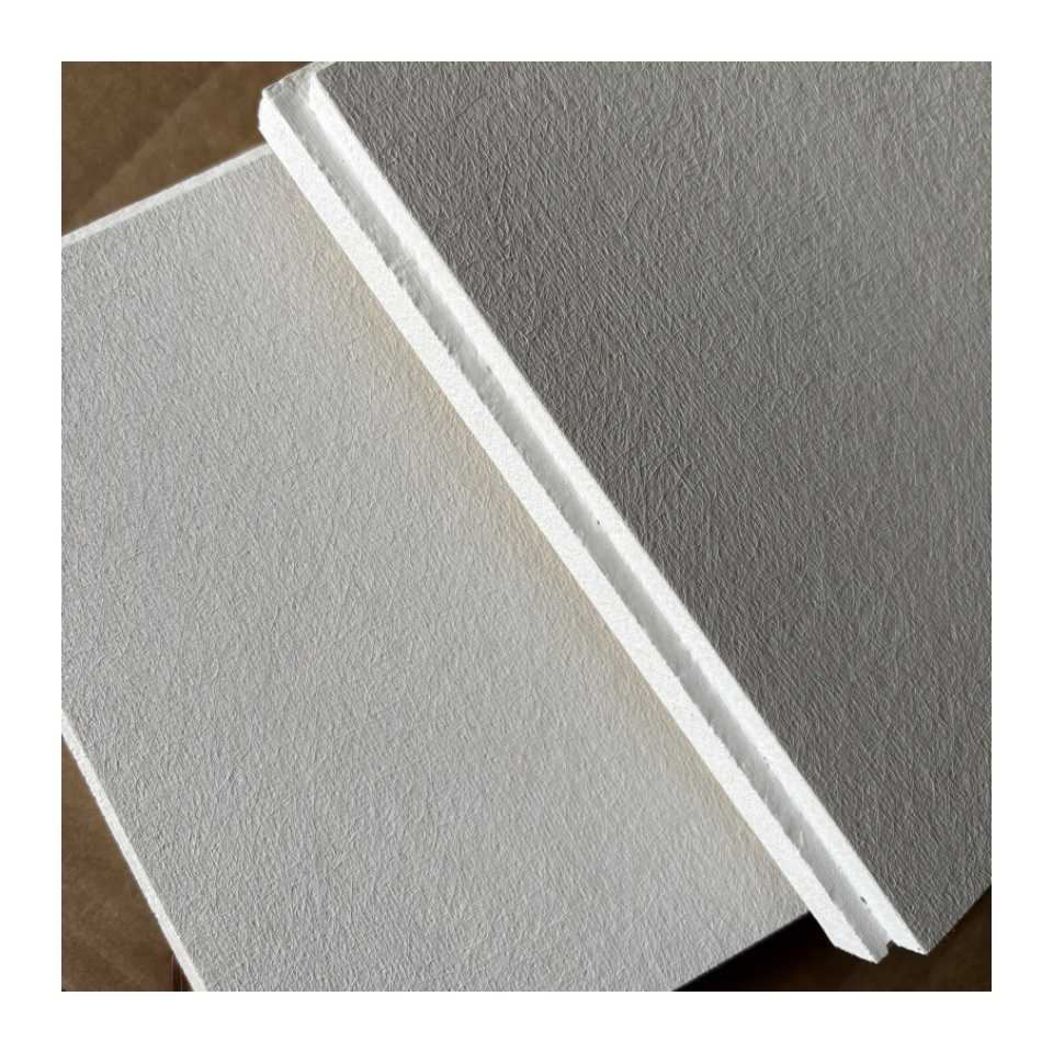 Modern Design Fiberglass Acoustic Ceiling Fireproof Panel