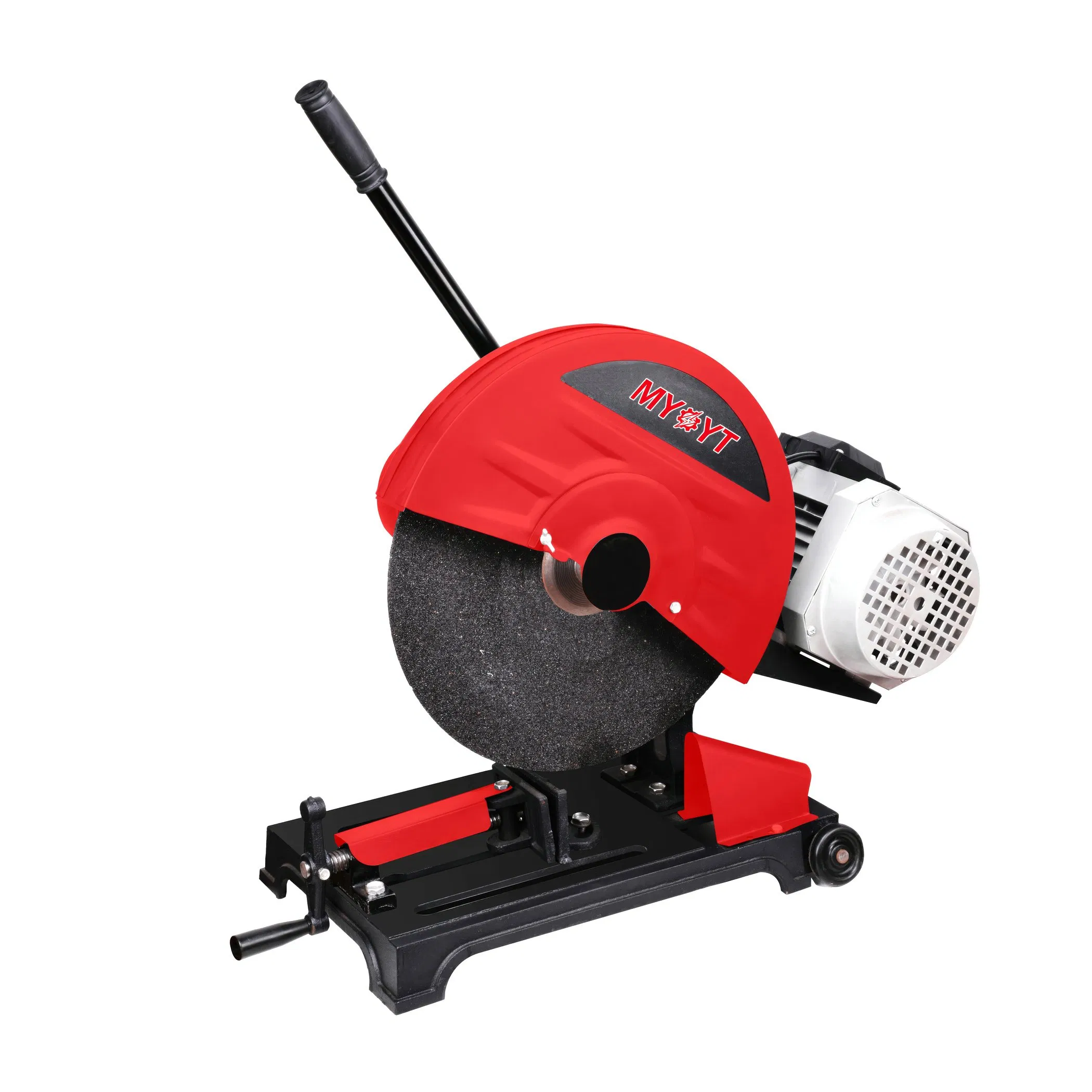 380V 3000W 4HP Industrial Cut-off Machine 2880rpm 400mm Blade Metal Profile Cutting Tool with Copper Motor Three-Phase Socket No Cable Plug Promotion Model Powe