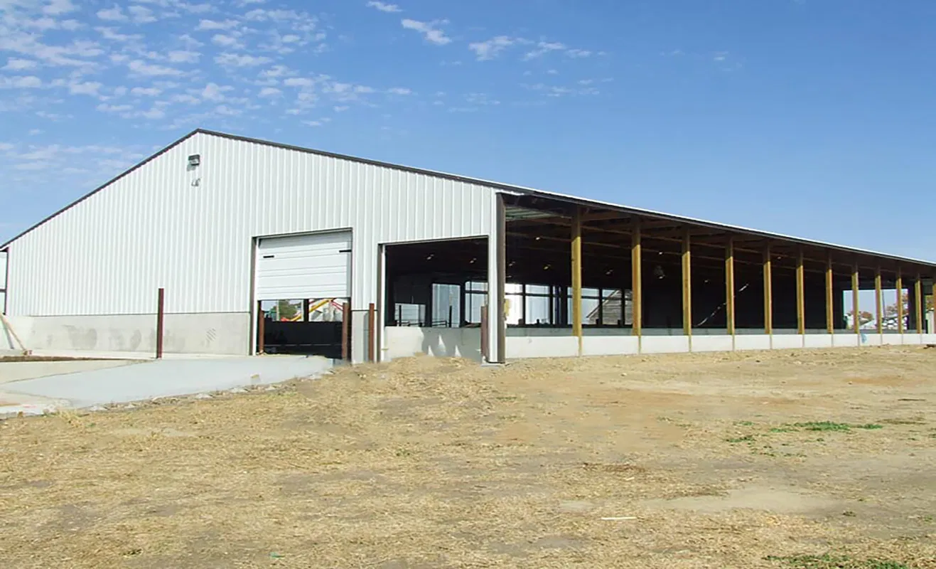 Innovative Steel Structure Farming Complex with Advanced Automation and Climate Control Systems