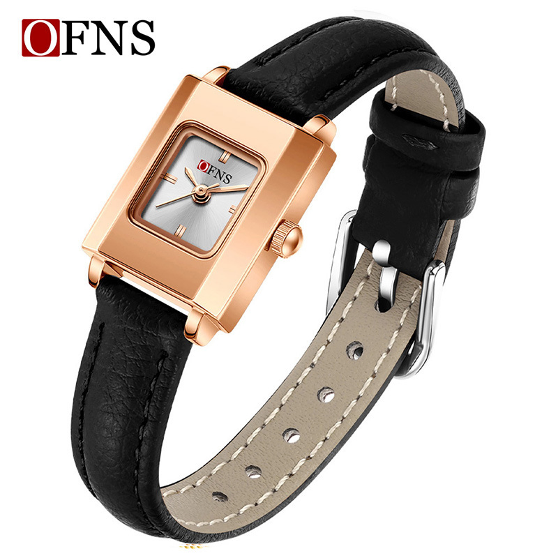 Luxury Small Square Ladies Quartz Watch Waterproof Elegant Business Casual Women's Timepiece
