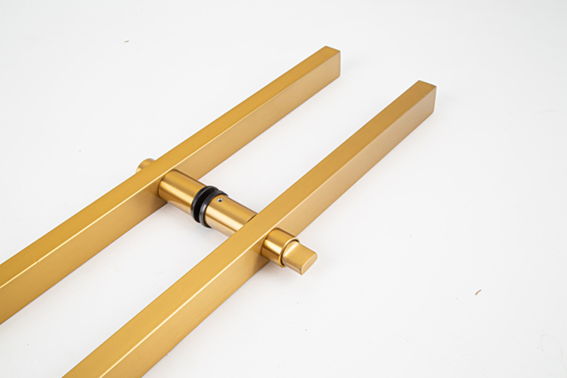 European Hot Selling Stainless Steel Glass Door Pull Handle with Lock Wholesale and Manufacturer