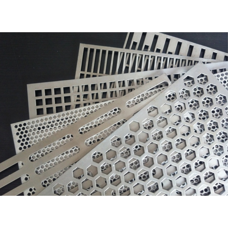 Hsj Customized Laser Cutting and Punching Square Round Hole Punched Stainless Steel Perforated Metal Mesh Sieve Sheet Plate
