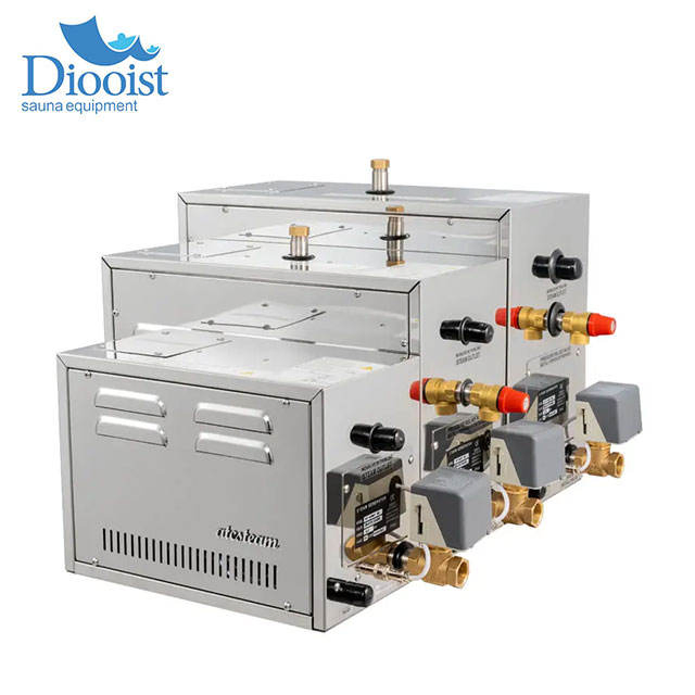 9kw Self-Draining Stainless Steel Hammam Steam Bath Machine Steam Generator for Steam Rooms