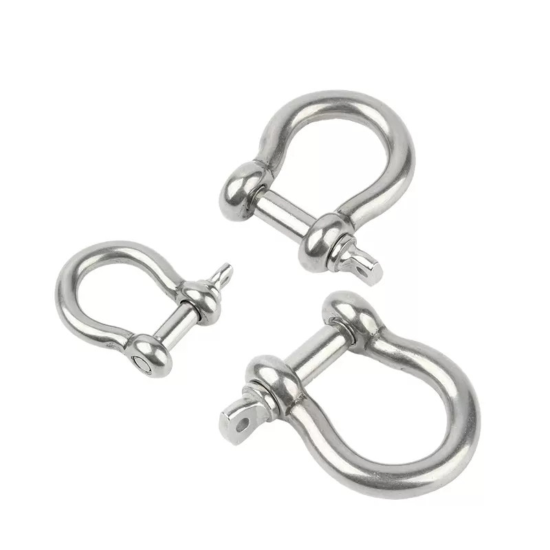 Marine Stainless Steel D Shackle Bow Shackle M4 M5 M6 M8 M10 M12 M14 M16 M18 M20 M22 M25 M28 M32 M38