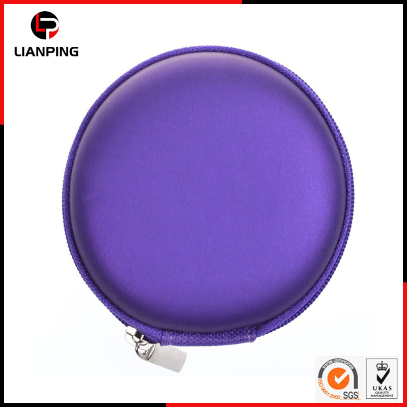 Чехол для наушников EVA ударопрочный с сетчатым карманом