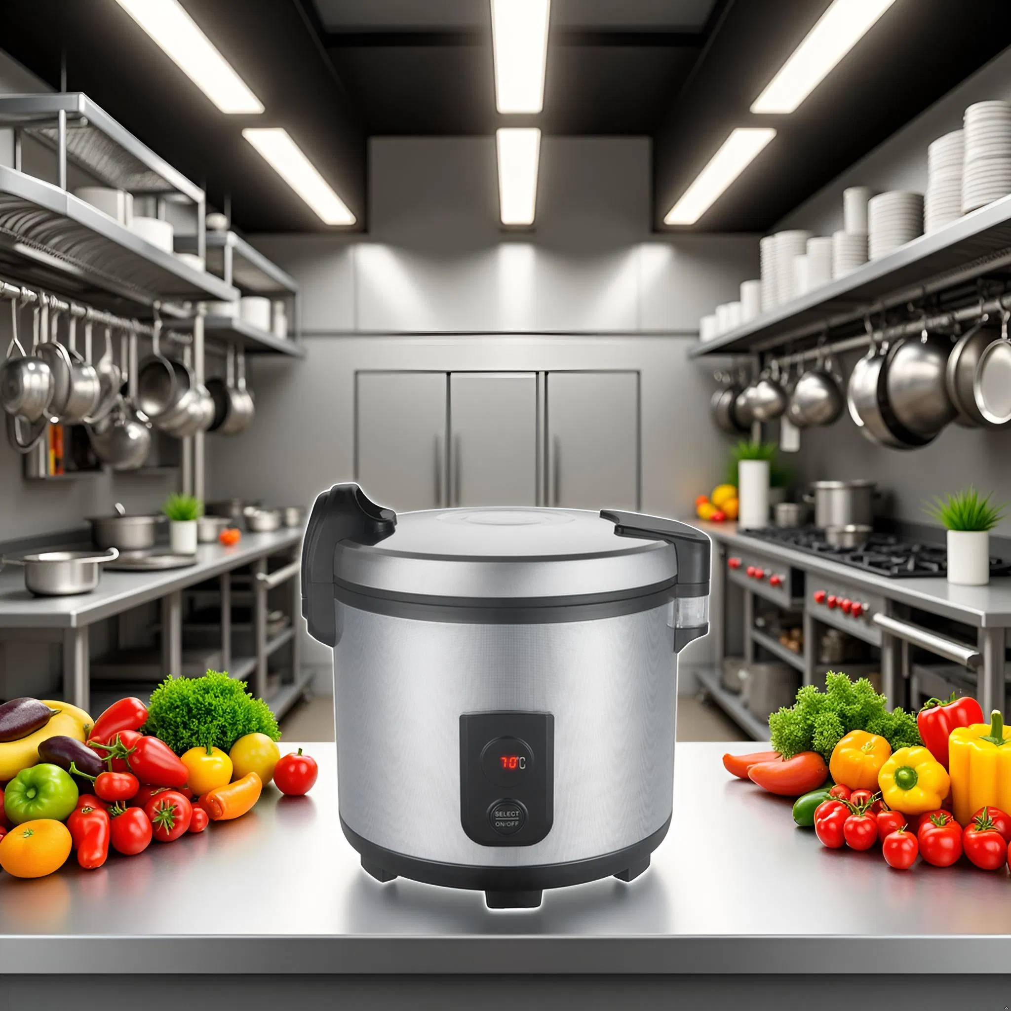 Electronic Warmer for Restaurant Kitchen Can Adjustable Temperature for 48 Hours