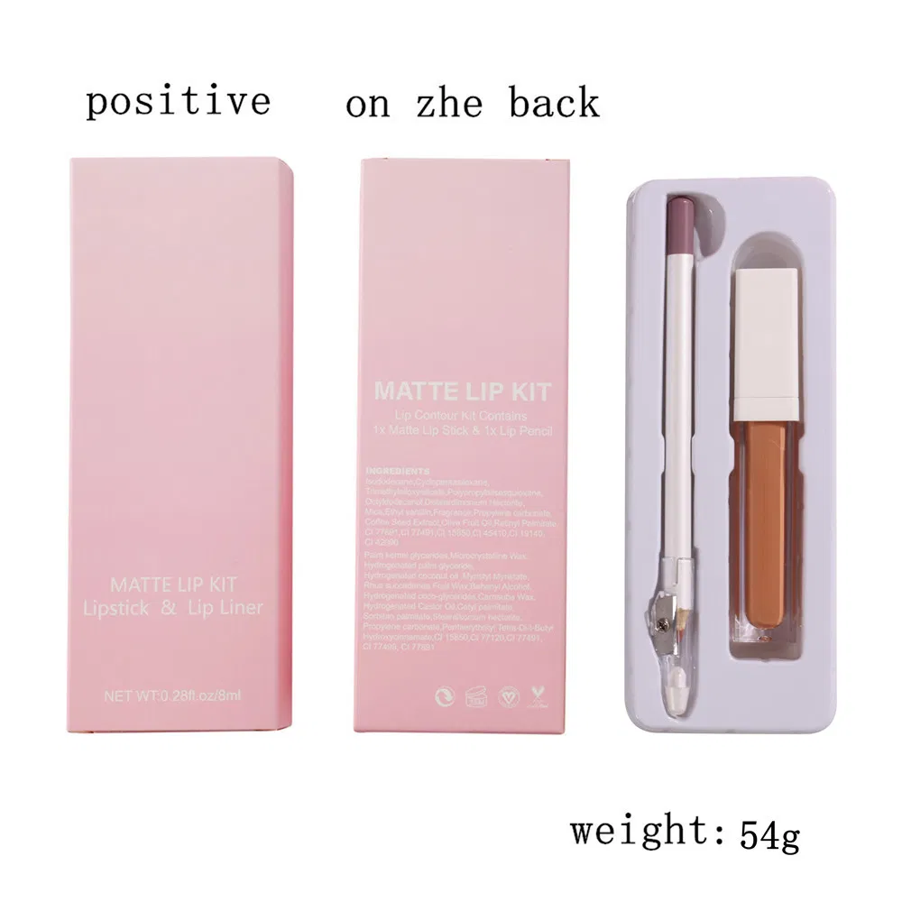 Top New Product OEM Cosmetic Best Selling Waterproof 16 Colors Lip Liner Pencil Private Label Lip Gloss and Lipliner Set