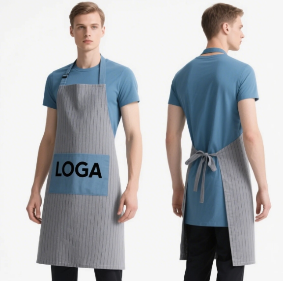 Kids Women Men Denim Waterproof Aprons Kitchen Chef Apron Custom Logo Apron for Beauty Salon Hairdresser Barber Work