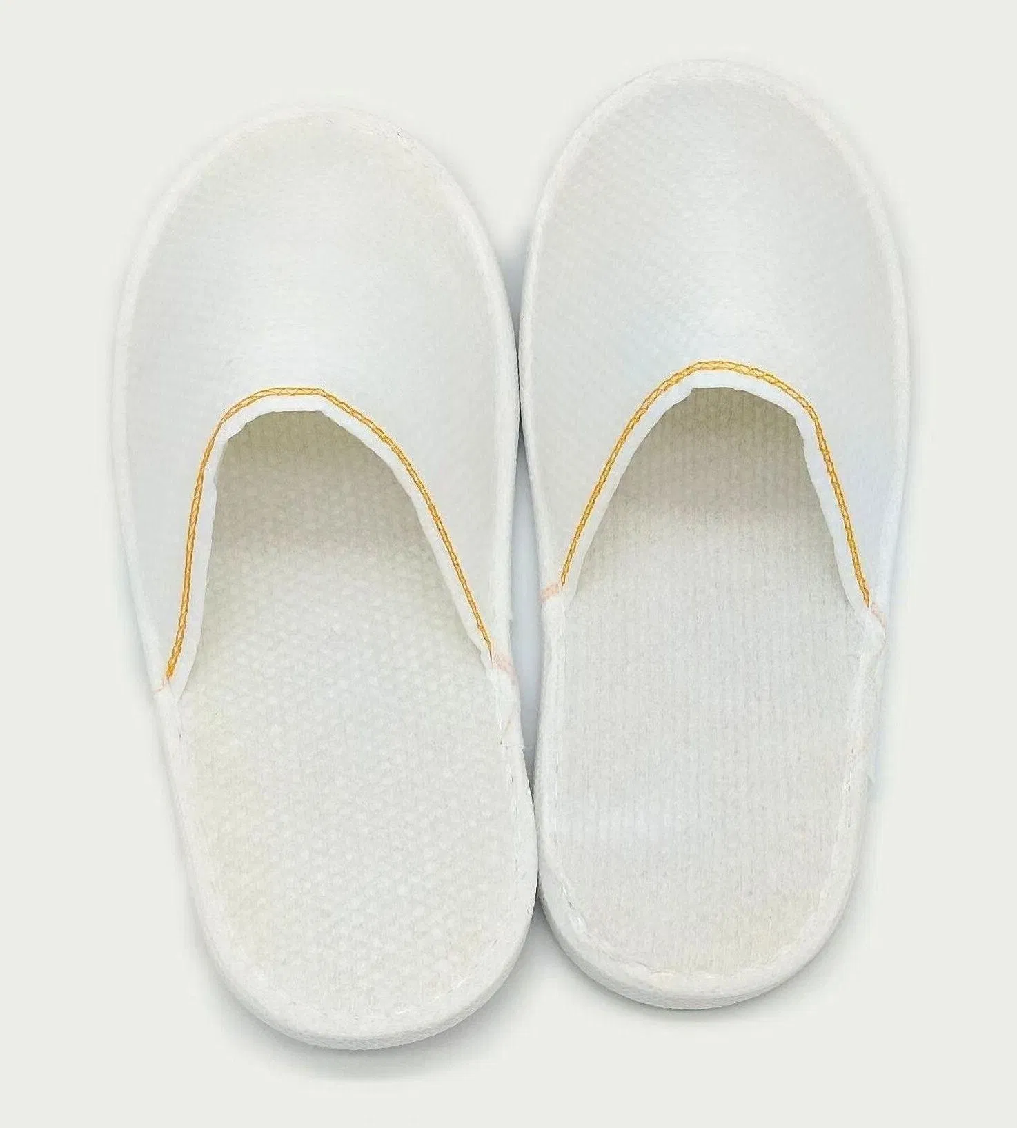 100% Eco Friendly Facial Towel Face Cloth Washable Pearl Wool Terry Cotton Adult Disposable Hotel Slipper Airline SPA Beauty Salon Embroidery Slipper