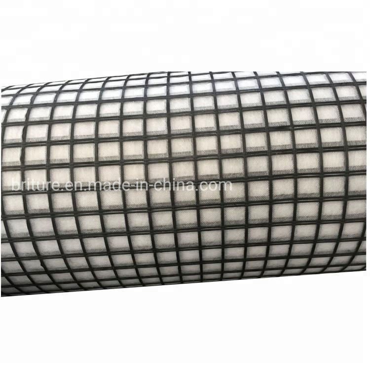 Fiberglass Geogrid Composited with Nonwoven Fabric for Road Surface