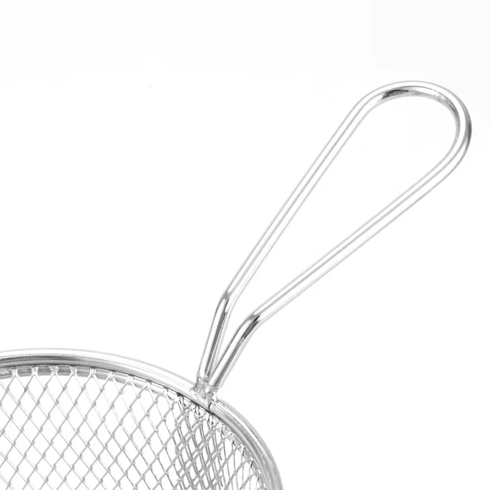 Mini Round Iron Plating Colander for Hotel & Restaurant Tableware Mini Bucket