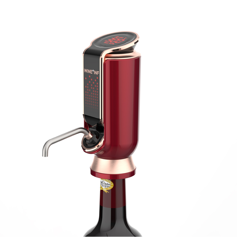 Portable Automatic Bottle Breather Tap Machine Silica Gel Electric Wine Aerator Dispenser