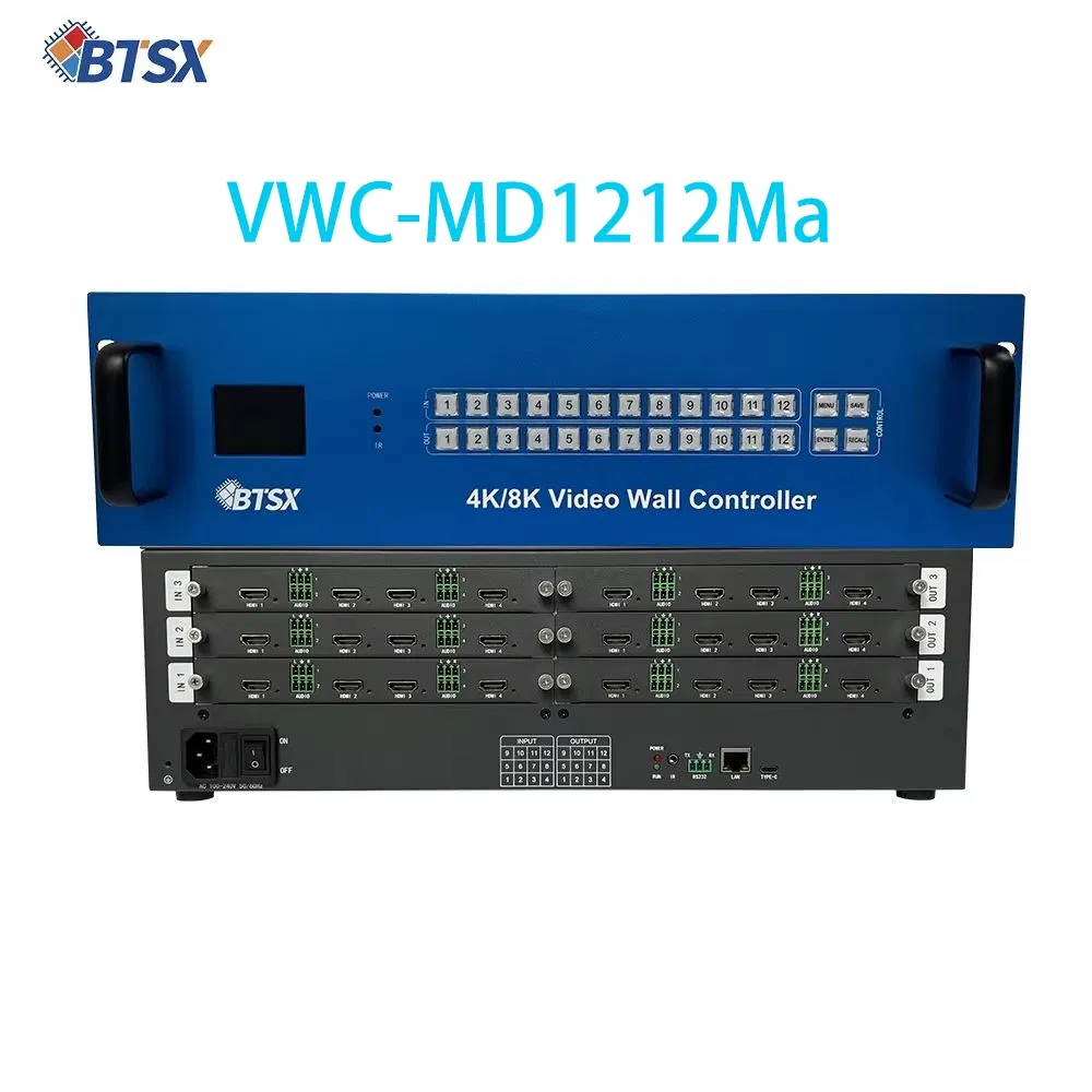 Процессор 4K60 12x12 с синхронизацией дисплеев