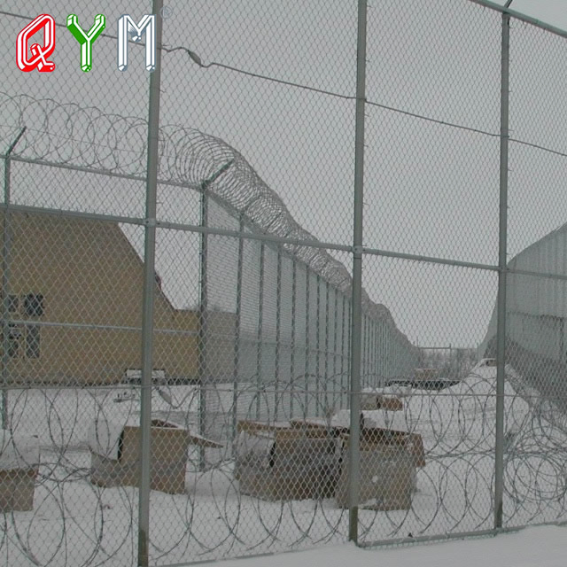 Airport Fence Razor Barbed Wire Anti-Climb Prison Fence Panels