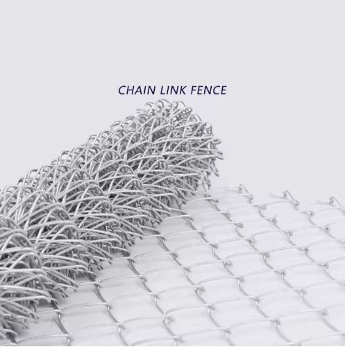 China Factory HDG 50X50mm Chain Link Mesh /Diamond Wire Mesh/Cyclone Fence.