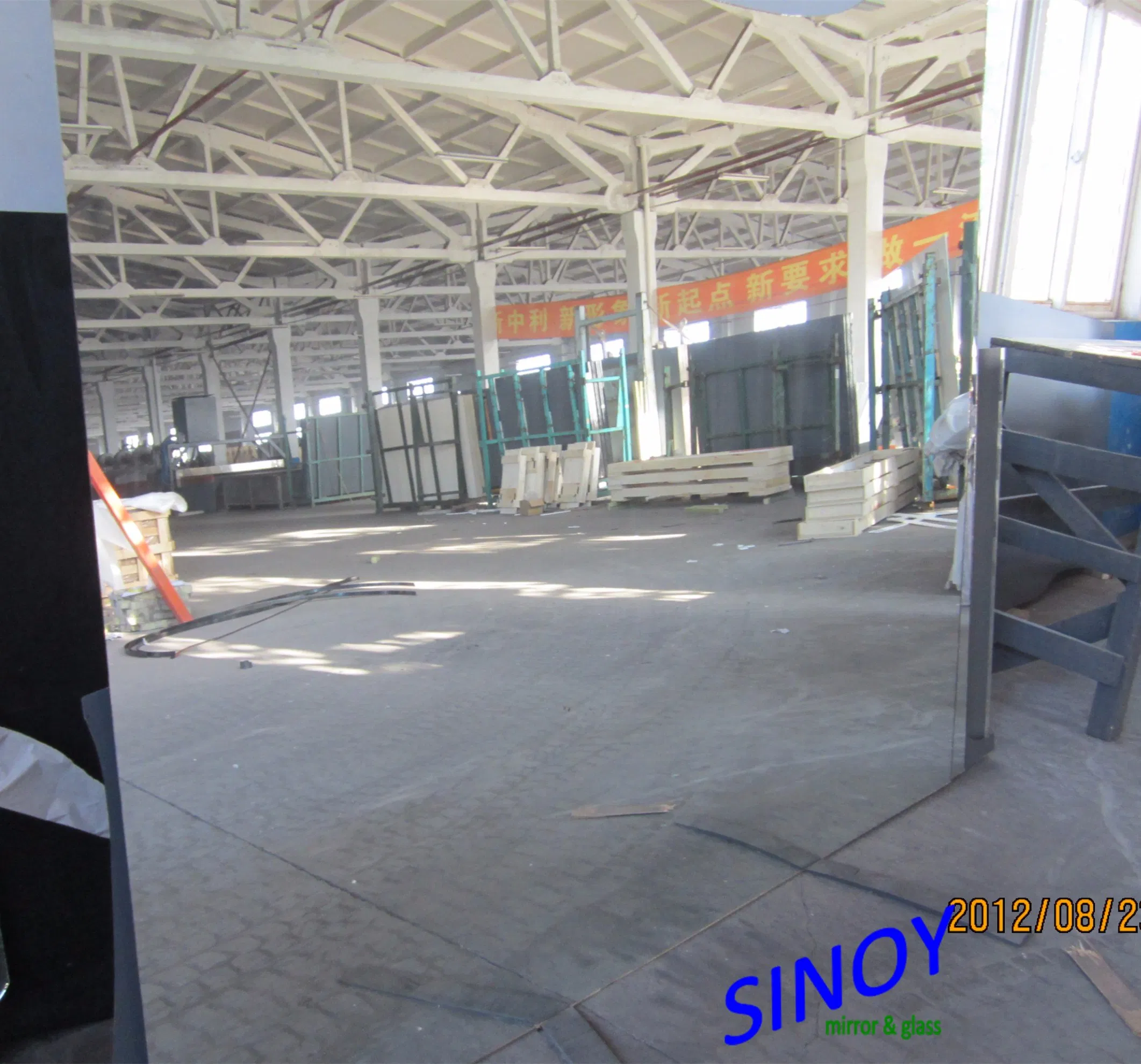 Sinoy Customized Size Clear Silver Mirror Glass Sheet