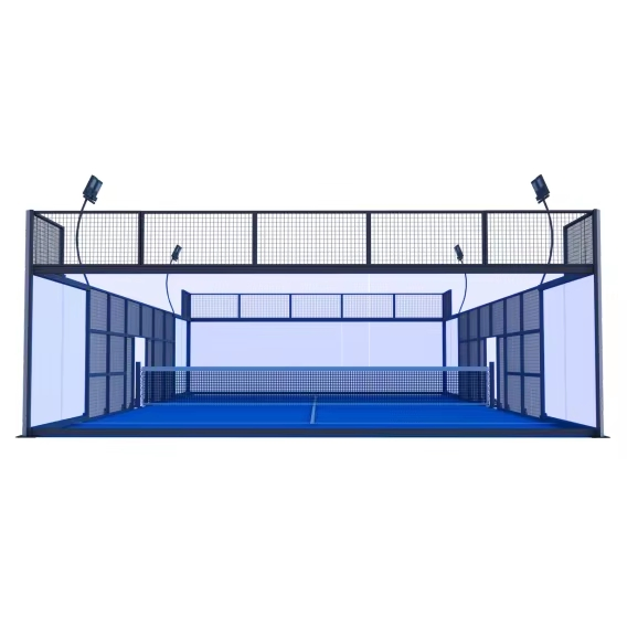Professional Paddle Courts Panoramic Padel Court with Good Quality Paddle Court for Tennis Sports Competition