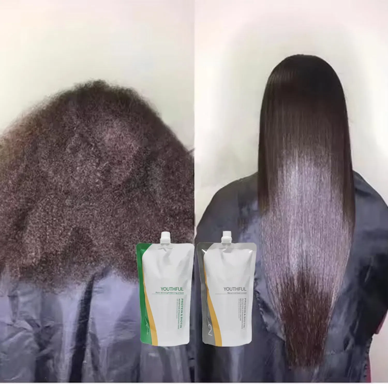 Long Lasting Smooth and Shine Best Permanent Treatment Hair Straightening Perming Cream