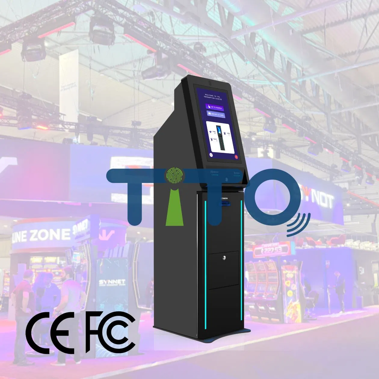 Touch Screen Virtual Payout Card out Redemption Kiosk Self Payment Kiosk Online Made in China