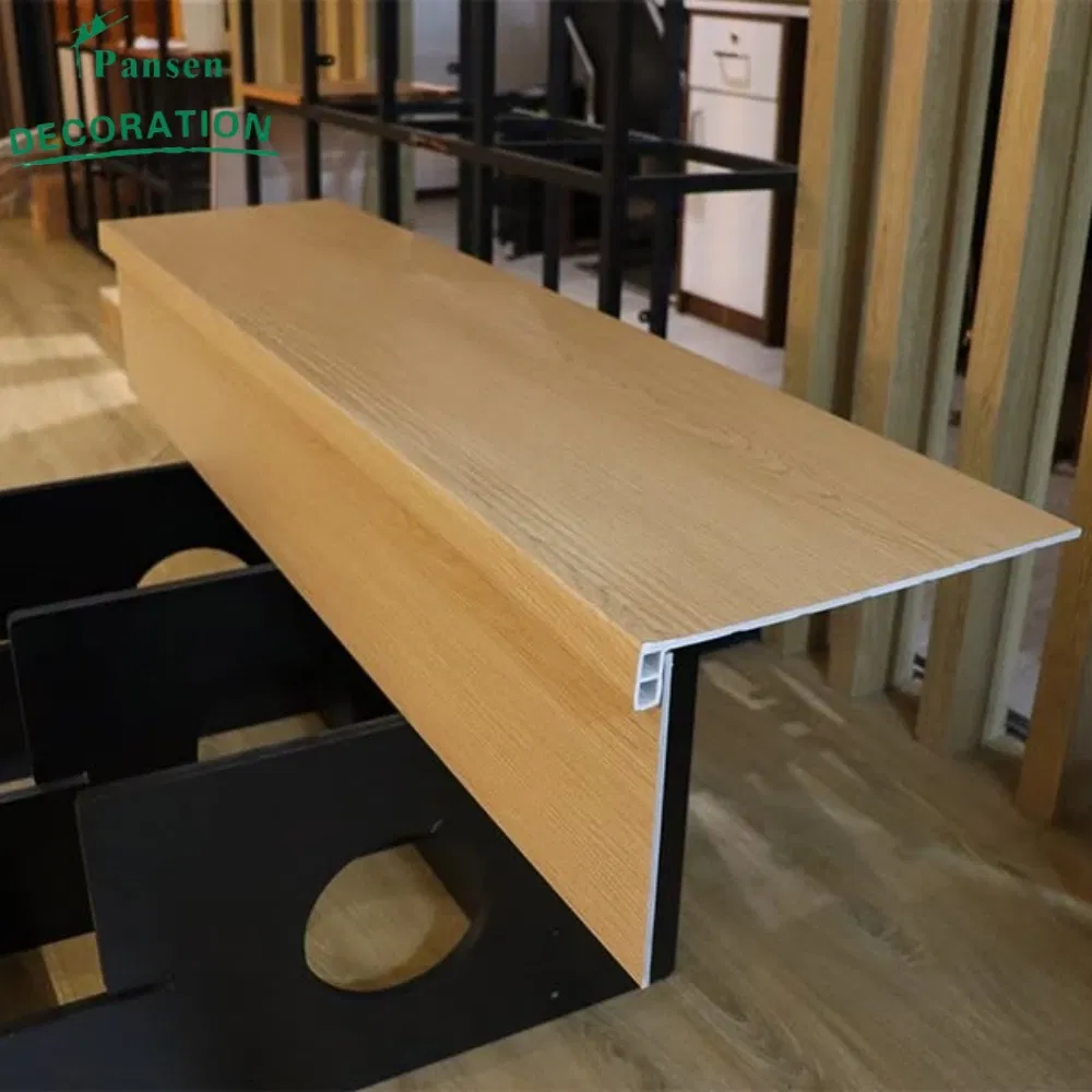 High Quality Zhejiang Waterproof Spc Stair Edging PVC Board Skirting Tiles