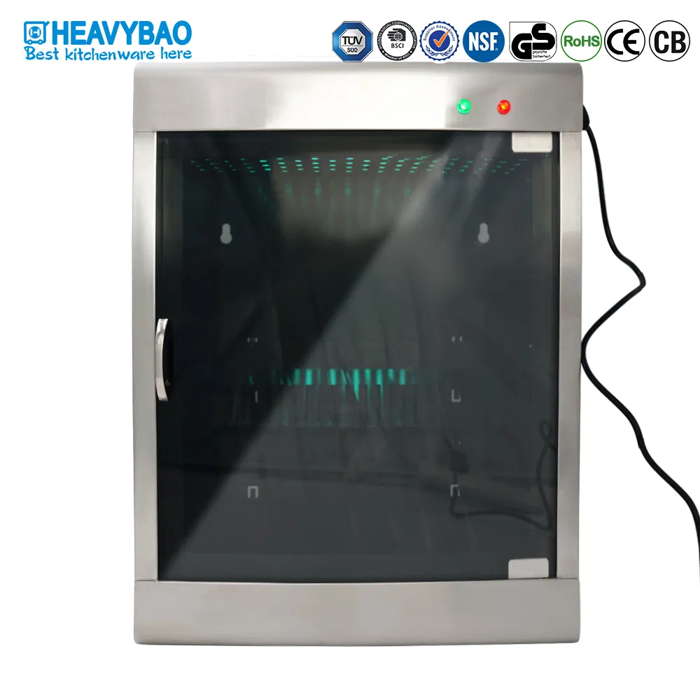 Heavybao Restaurant Knife UV Sterilization Cabinet with Fence Rack