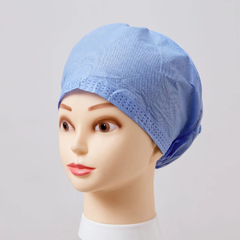 Disposable Surgical Cap Hair Nets Non-Woven Disposable Doctor Nurse Cap Surgeon Cap