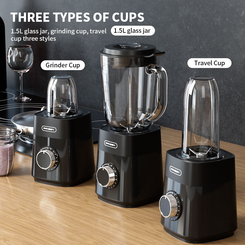 2-Speed 1000W Automatic Electric Blender Juicer Table Blender Juice Extractor Juice Machine