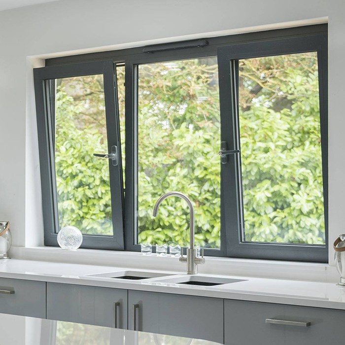 Aluminum Casement Energy Saving Hurricane Casement Window with Tilt and Turn Windows