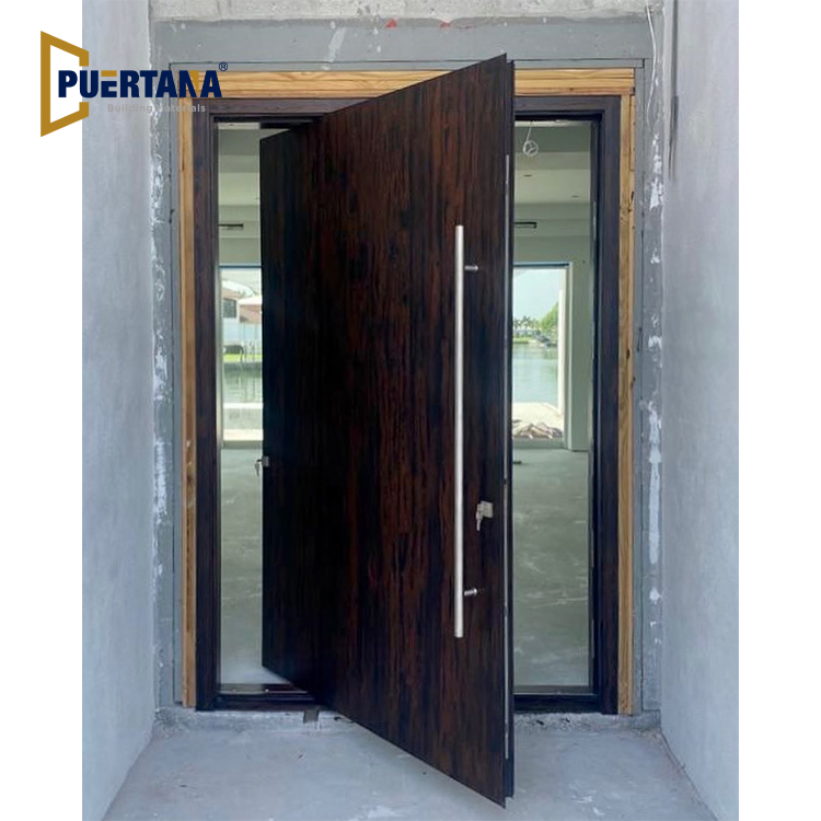 American Design House Entrance Front Pivot Door Large Entrance Exterior Doors Modern Wooden Entry Doors