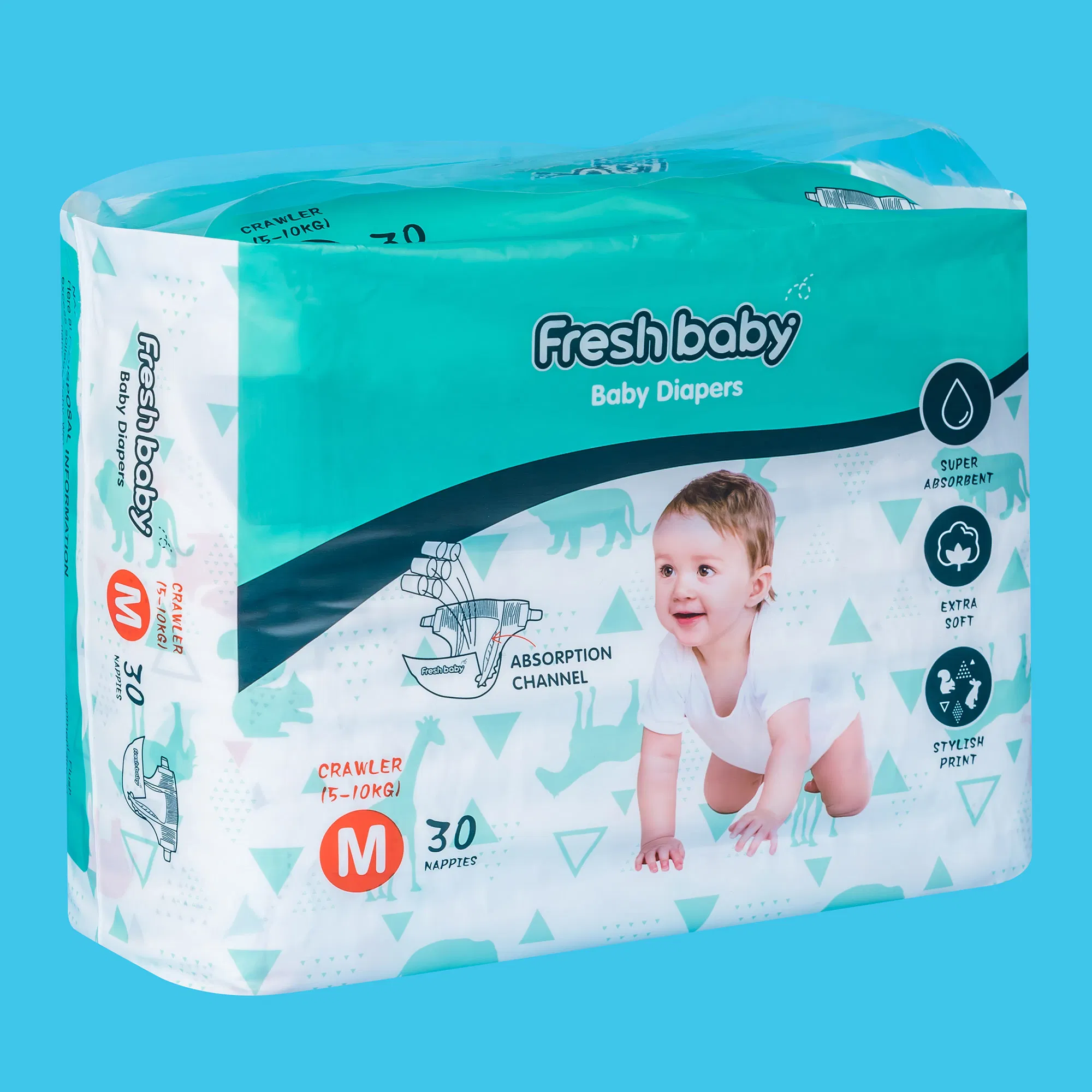 Ultra Absorbent Premium Breathable Baby Diapers Best Overnight Baby Diapers