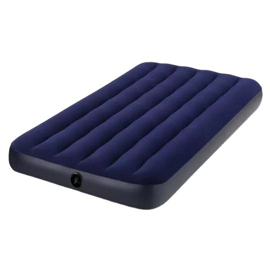 2025 New Twin Classic Inflatable Airbed Mattress Downy Flocked Comfortable and Durable