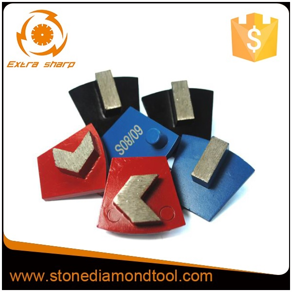 Алмазный сегмент T для шлифовки бетона Werkmaster Metal Bond